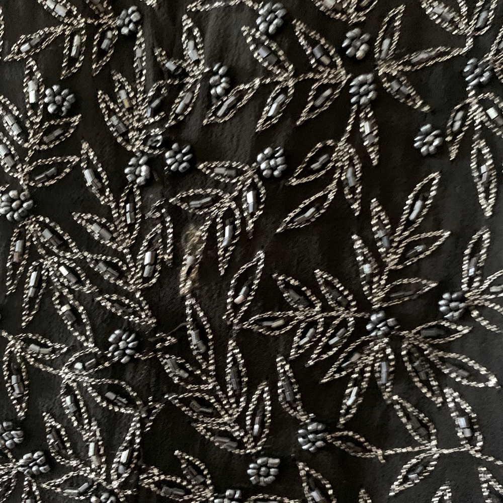 NWT Adrianna papell Tiny leaf two piece gown - Picture 3 of 6